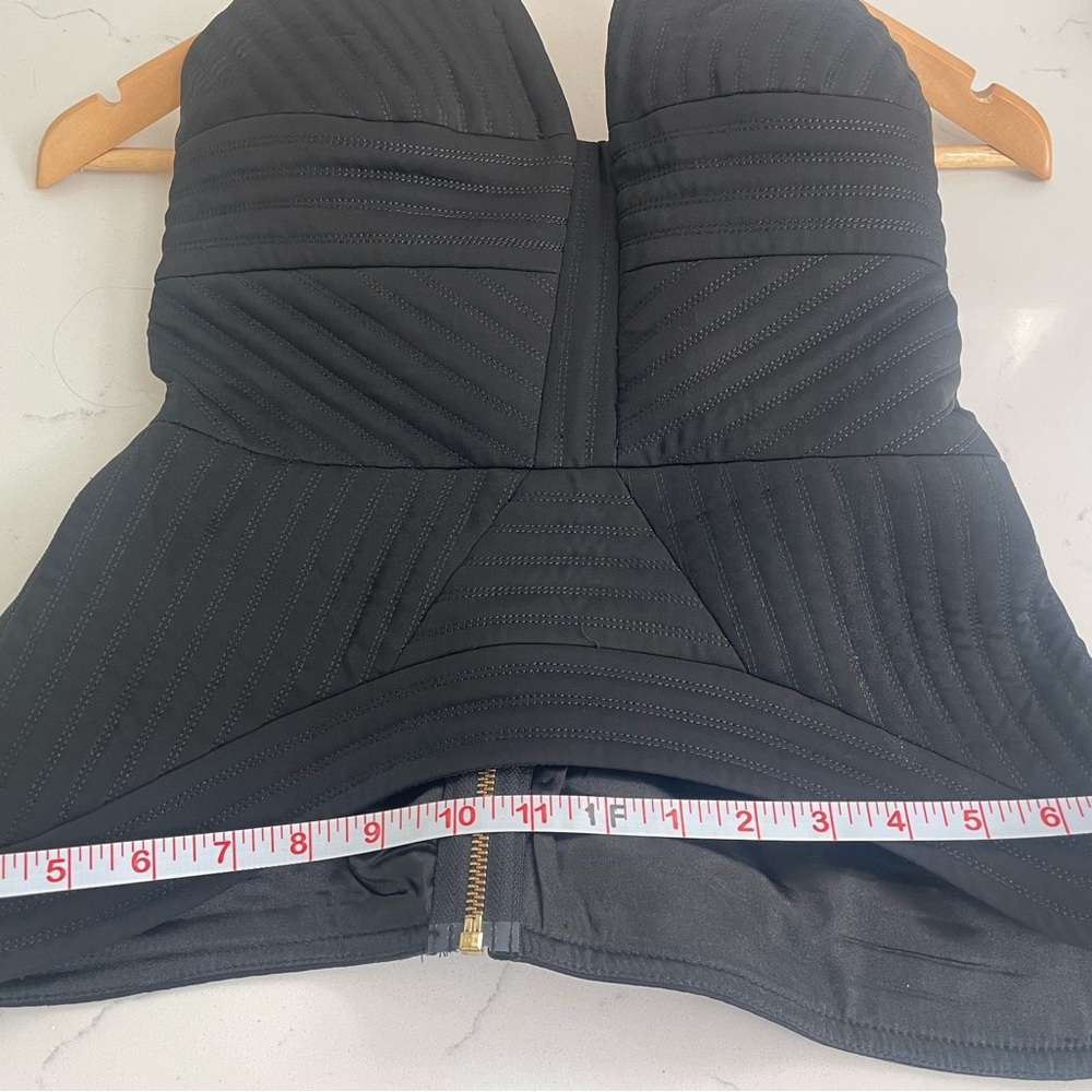 COPY - Structured Black Bustier - Picture 4 of 6